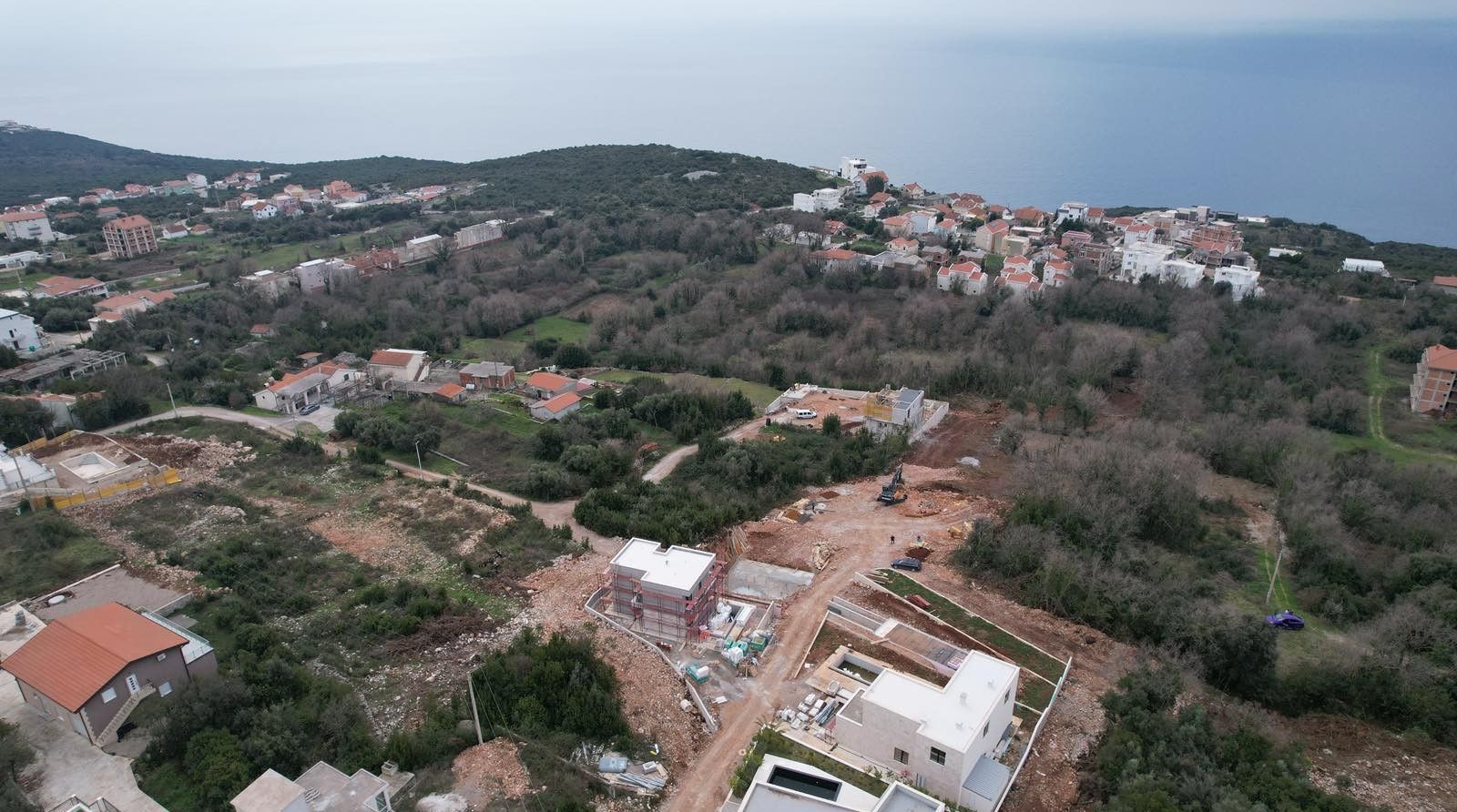 Urbanizovan plac 540m2 sa pogledom na more- Krimovica,Kotor - Amfora Real Estate