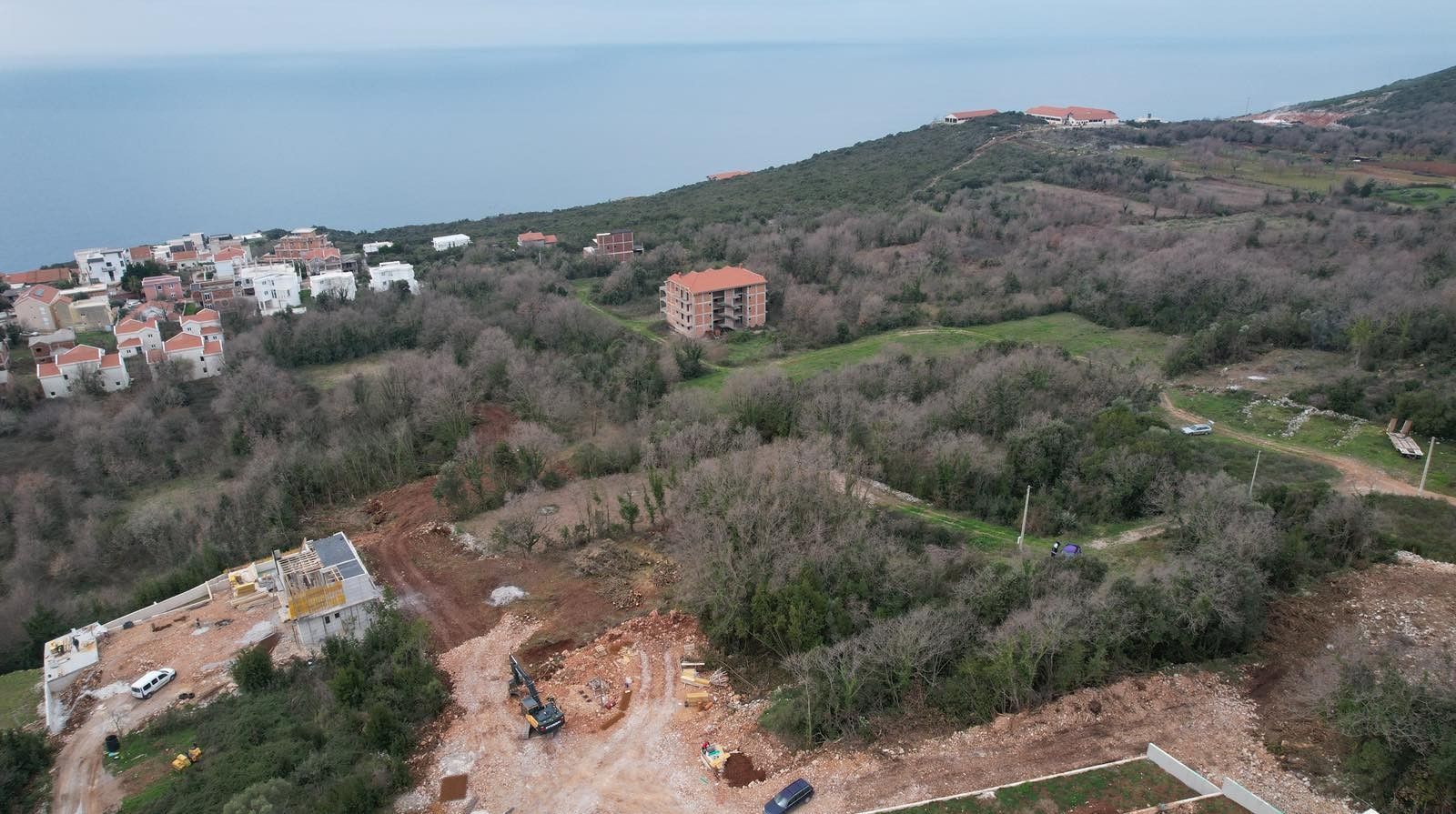 Urbanizovan plac 540m2 sa pogledom na more- Krimovica,Kotor - Amfora Real Estate