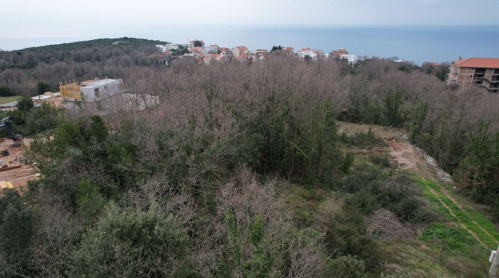 Urbanizovan plac 540m2 sa pogledom na more- Krimovica,Kotor - Amfora Real Estate