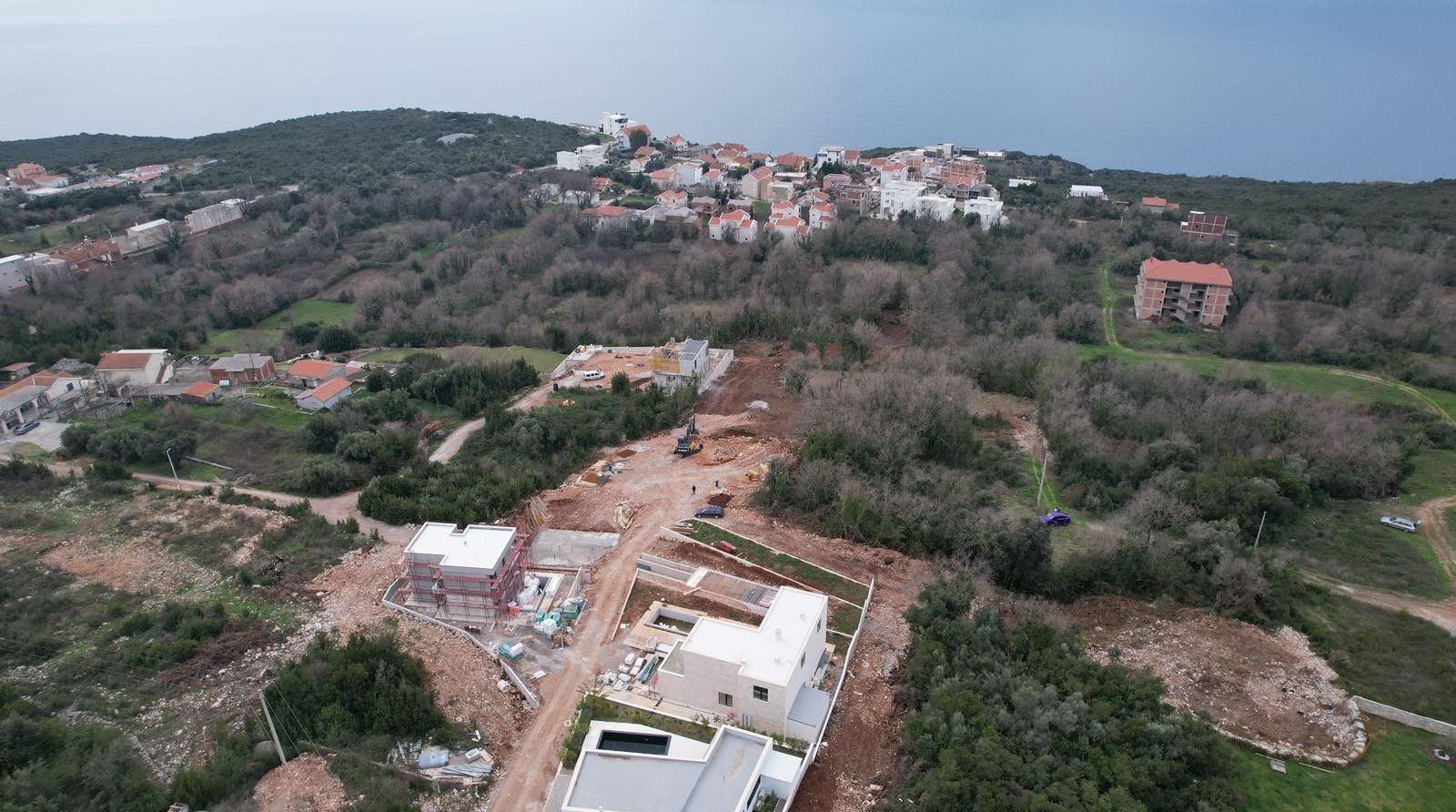 Urbanizovan plac 540m2 sa pogledom na more- Krimovica,Kotor - Amfora Real Estate