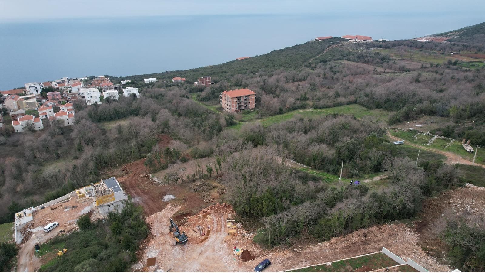 Urbanizovan plac 540m2 sa pogledom na more- Krimovica,Kotor - Amfora Real Estate