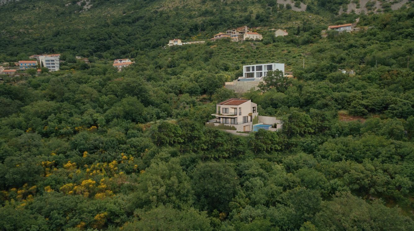 Luksuzna vila u izgradnji 290m² sa panoramskim pogledom na more – Blizikuće, Budva - Amfora Real Estate