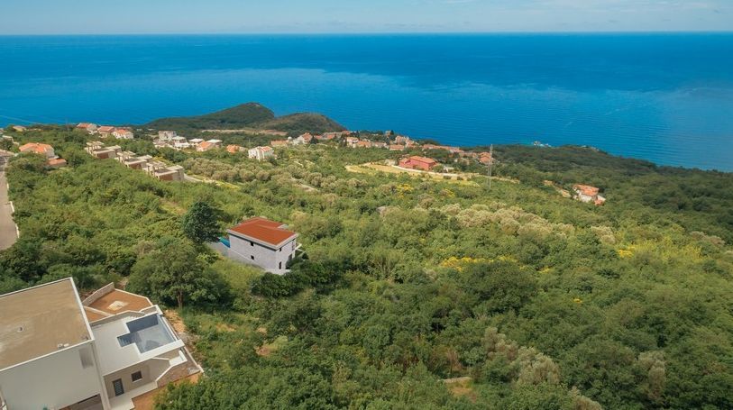 Luksuzna vila u izgradnji 290m² sa panoramskim pogledom na more – Blizikuće, Budva - Amfora Real Estate