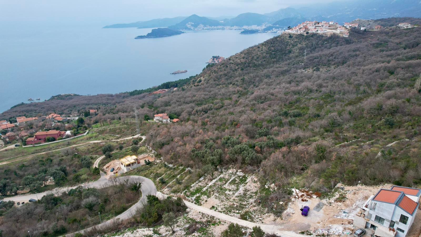 Luksuzna vila u izgradnji 290m² sa panoramskim pogledom na more – Blizikuće, Budva - Amfora Real Estate