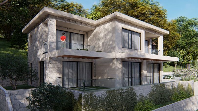 Luksuzna vila u izgradnji 290m² sa panoramskim pogledom na more – Blizikuće, Budva - Amfora Real Estate