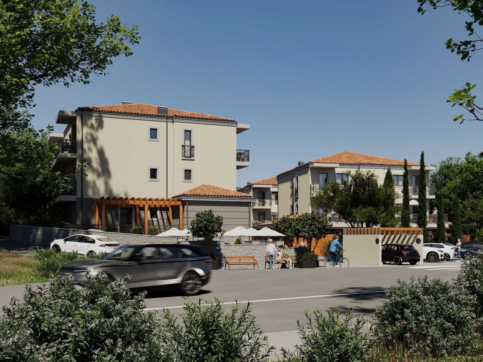 amforaproperty.com/Studio 39m² + 27m2 dvorista u Novom Stambenom Kompleksu u Izgradnji - Lastva Grbaljska, Budva