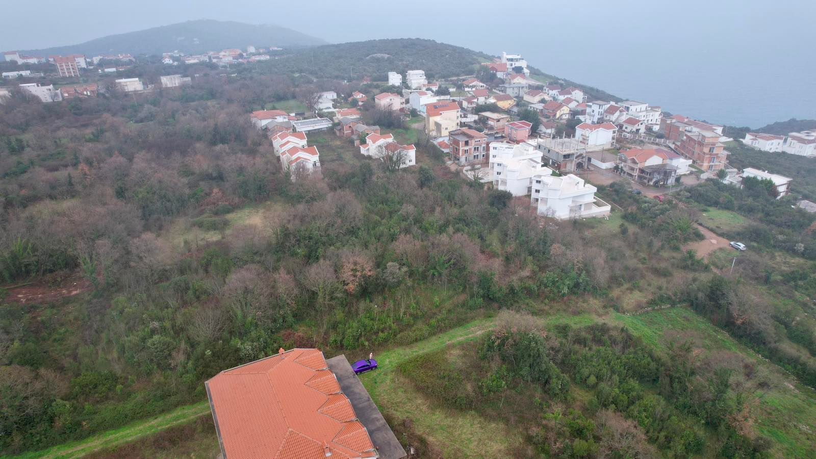 Urbanizovan plac 2500m2 sa pogledom na more- Krimovica,Kotor - Amfora Real Estate