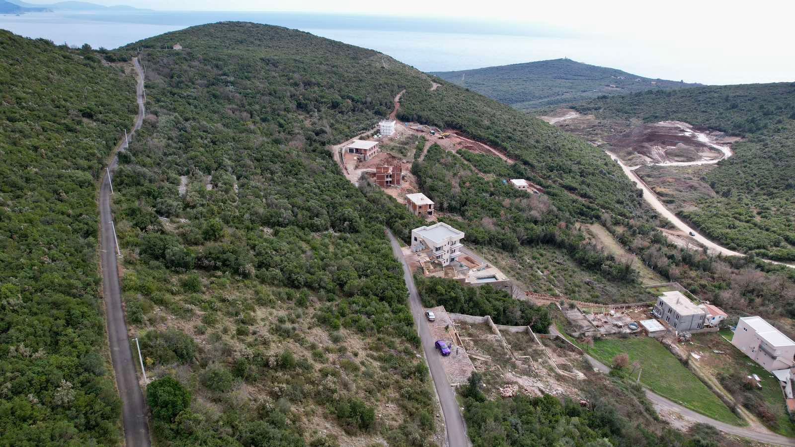 Neurbanizovano zemljiste 900m² sa pogledom na more-Višnjeva, Kotor - Amfora Real Estate