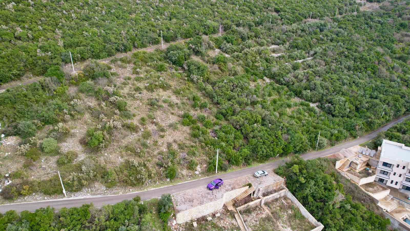 Neurbanizovano zemljiste 900m² sa pogledom na more-Višnjeva, Kotor - Amfora Real Estate