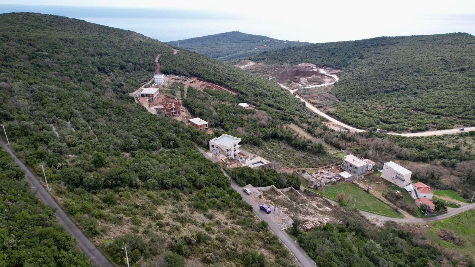 Neurbanizovano zemljiste 900m² sa pogledom na more-Višnjeva, Kotor - Amfora Real Estate