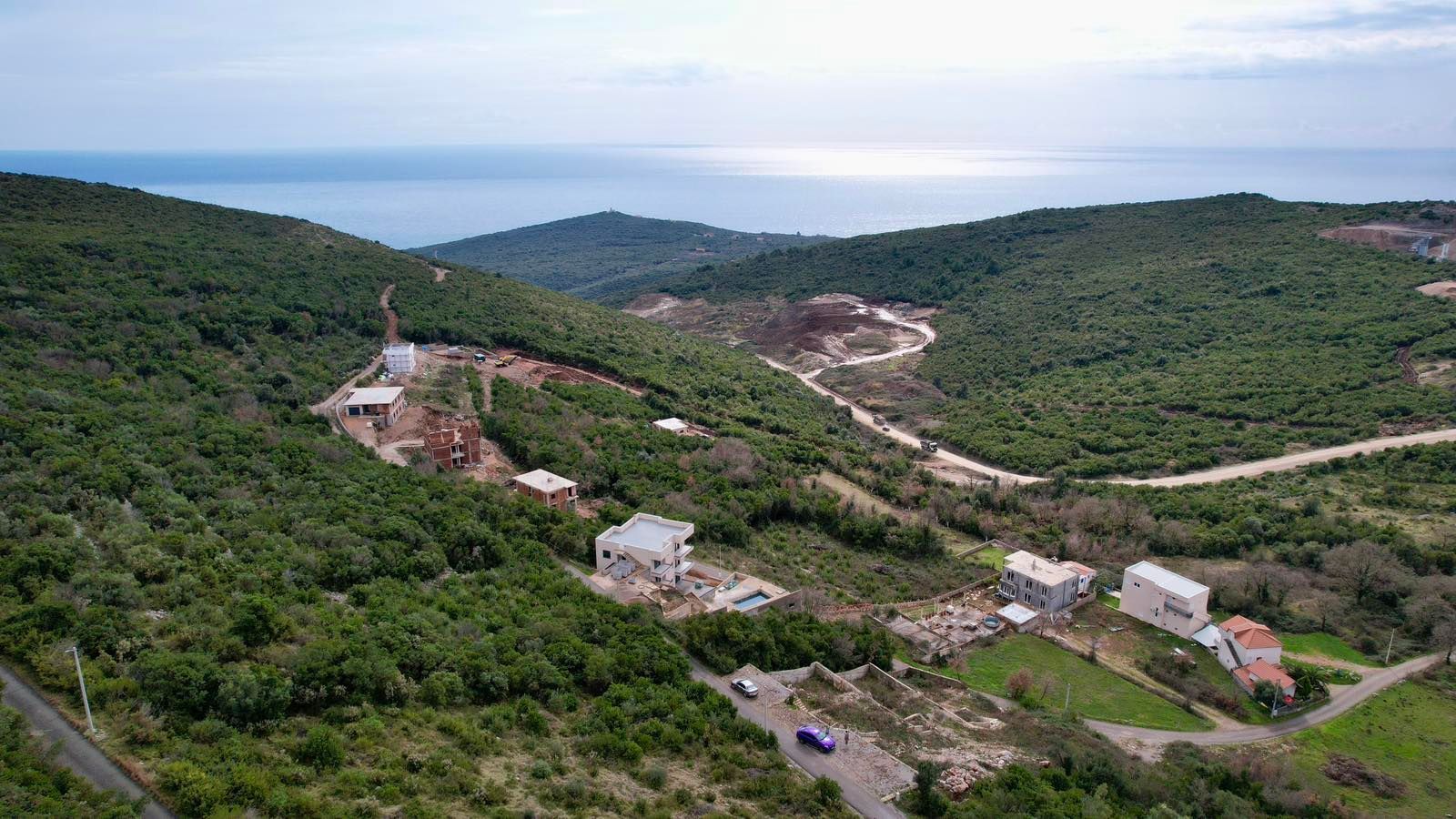 Neurbanizovano zemljiste 900m² sa pogledom na more-Višnjeva, Kotor - Amfora Real Estate