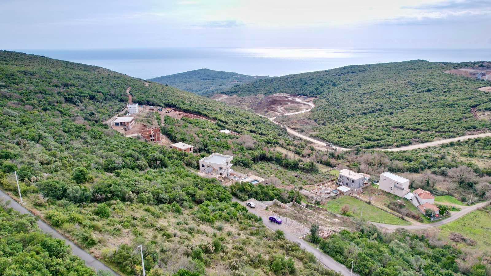 Neurbanizovano zemljiste 900m² sa pogledom na more-Višnjeva, Kotor - Amfora Real Estate