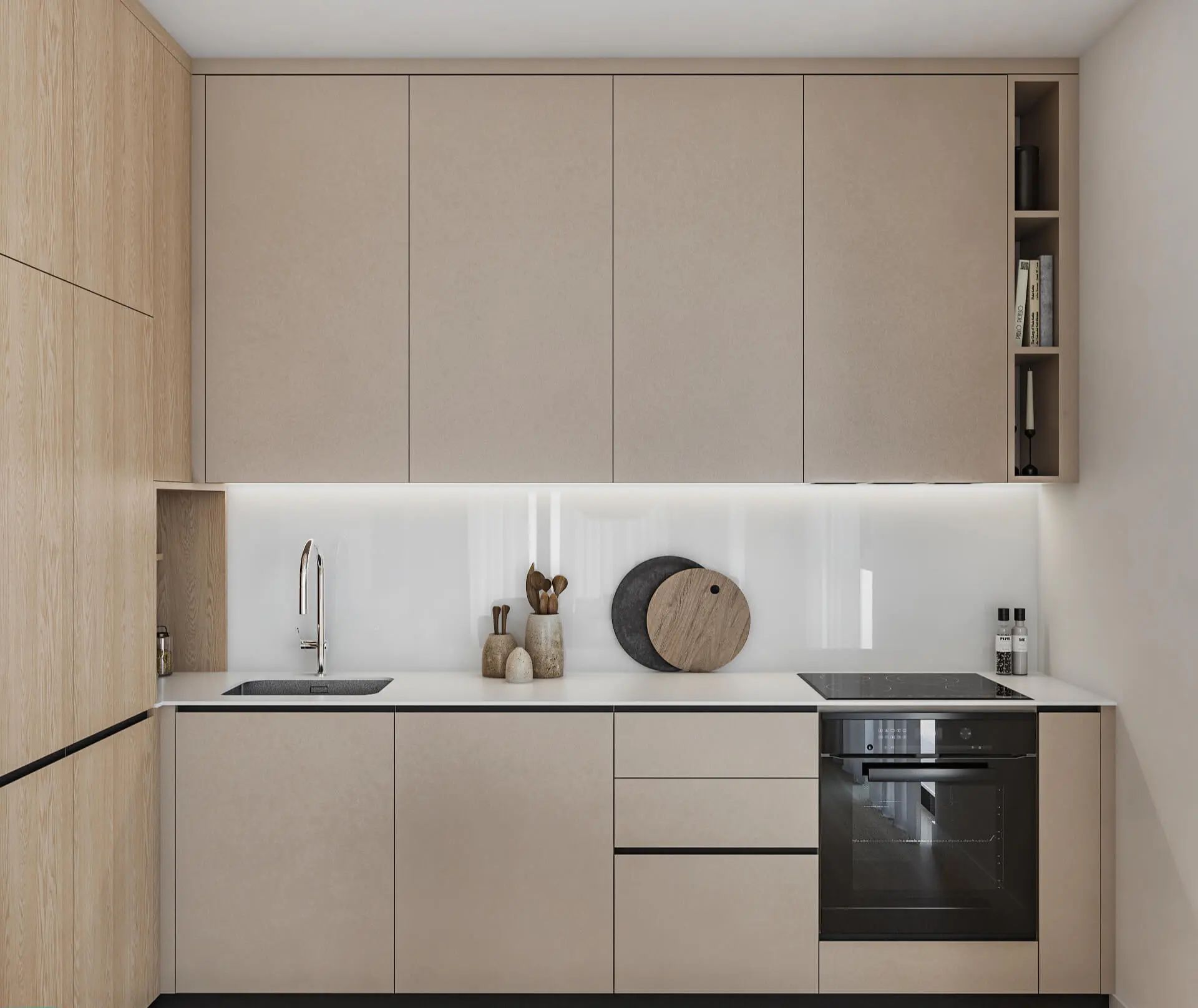 Jednosoban opremljen stan 70.33m2 + 20.10m2 dvorista u luksuznom stambenom kompleksu sa panoramskim pogledom na more, spa centrom i vrhunskim sadržajima u Reževićima, Budva - Amfora Real Estate