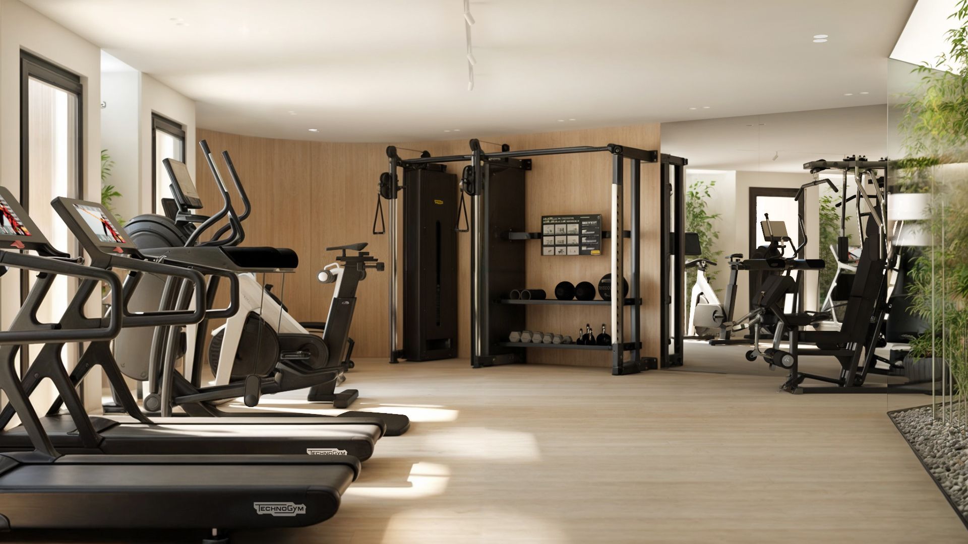 Jednosoban opremljen stan 70.33m2 + 20.10m2 dvorista u luksuznom stambenom kompleksu sa panoramskim pogledom na more, spa centrom i vrhunskim sadržajima u Reževićima, Budva - Amfora Real Estate