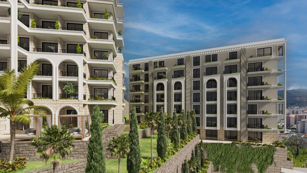 Jednosoban stan u izgradnji 38.79m², u luksuznom kompleksu Royal View Resort, Dubovica, Budva - Amfora Real Estate