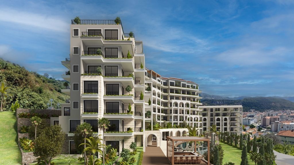 Jednosoban stan u izgradnji 38.79m², u luksuznom kompleksu Royal View Resort, Dubovica, Budva - Amfora Real Estate