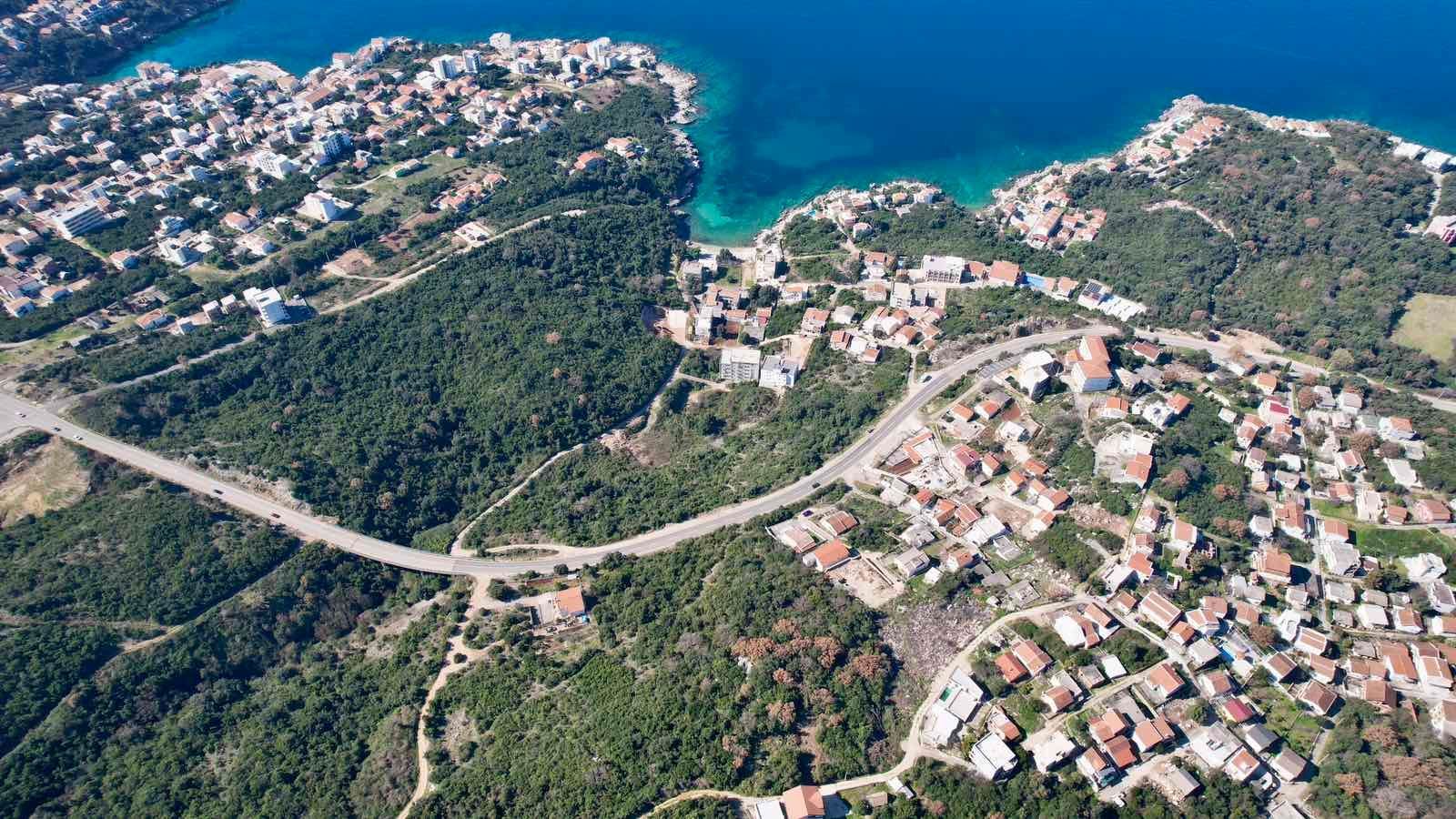 Urbanizovan plac 564m2 sa pogledom na more-Utjeha,Bar - Amfora Real Estate