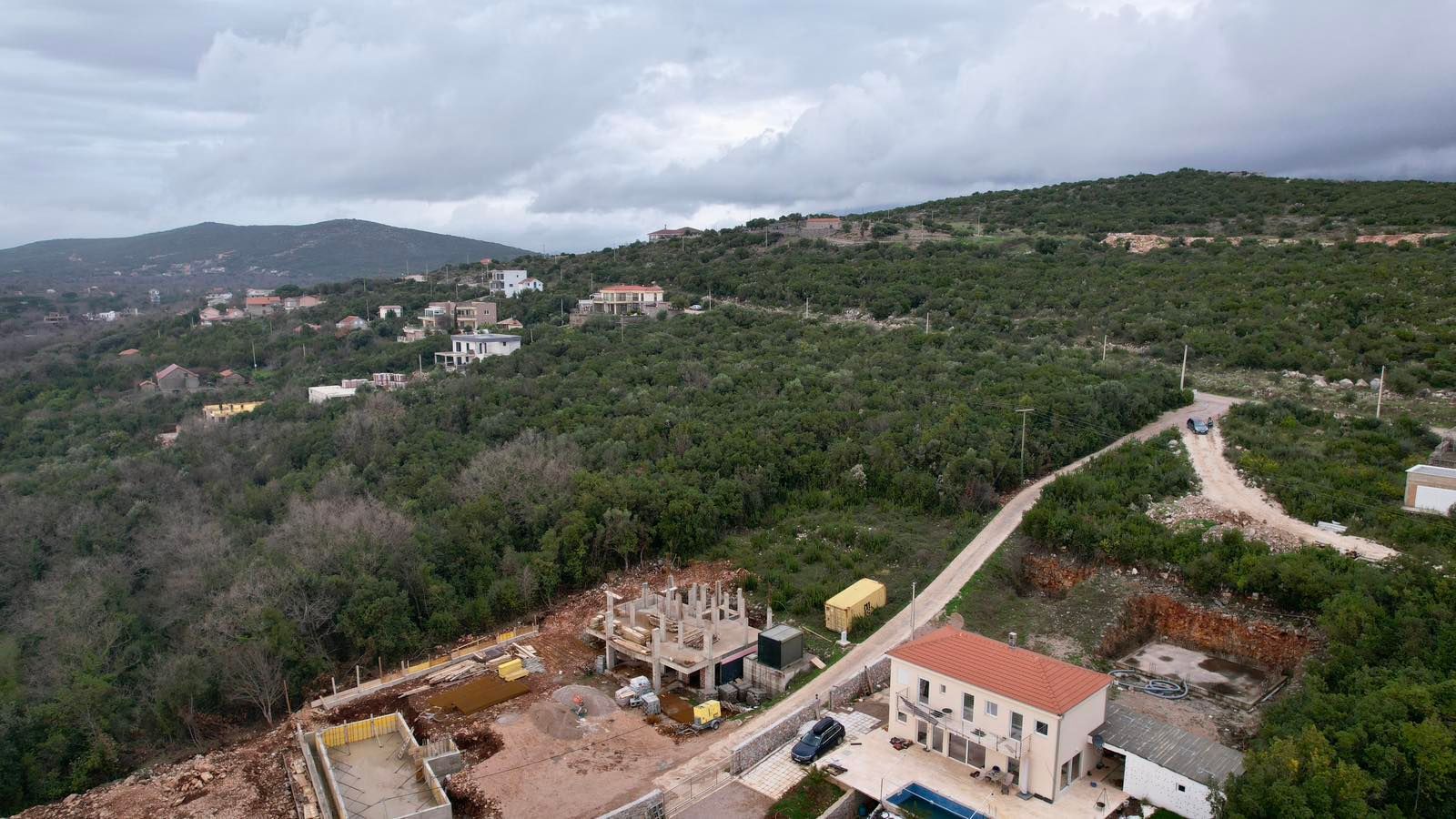 Urbanizovano zemljište 487m² sa pogledom na more – Krimovica, Kotor - Amfora Real Estate