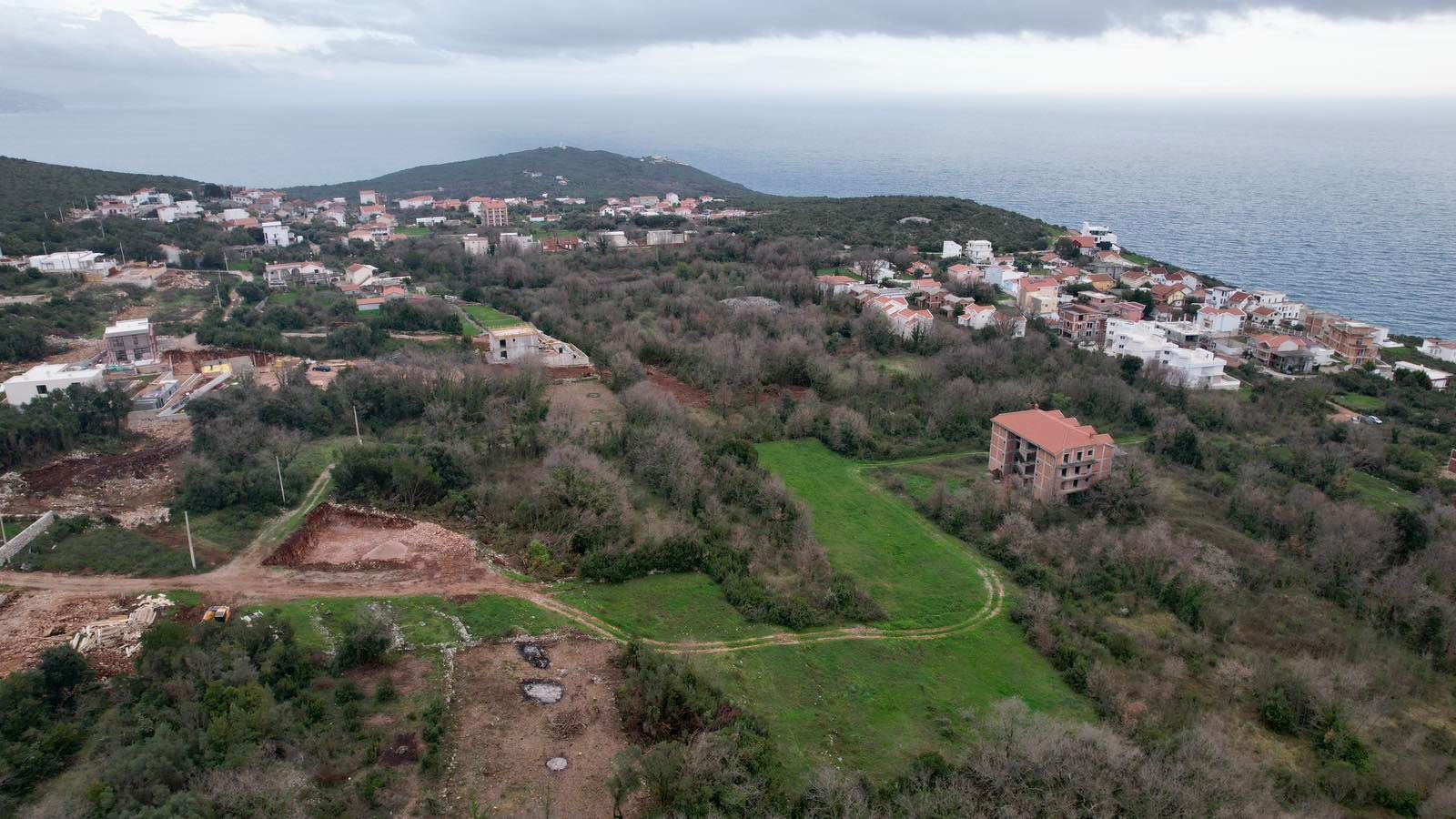 Urbanizovano zemljište 487m² sa pogledom na more – Krimovica, Kotor - Amfora Real Estate