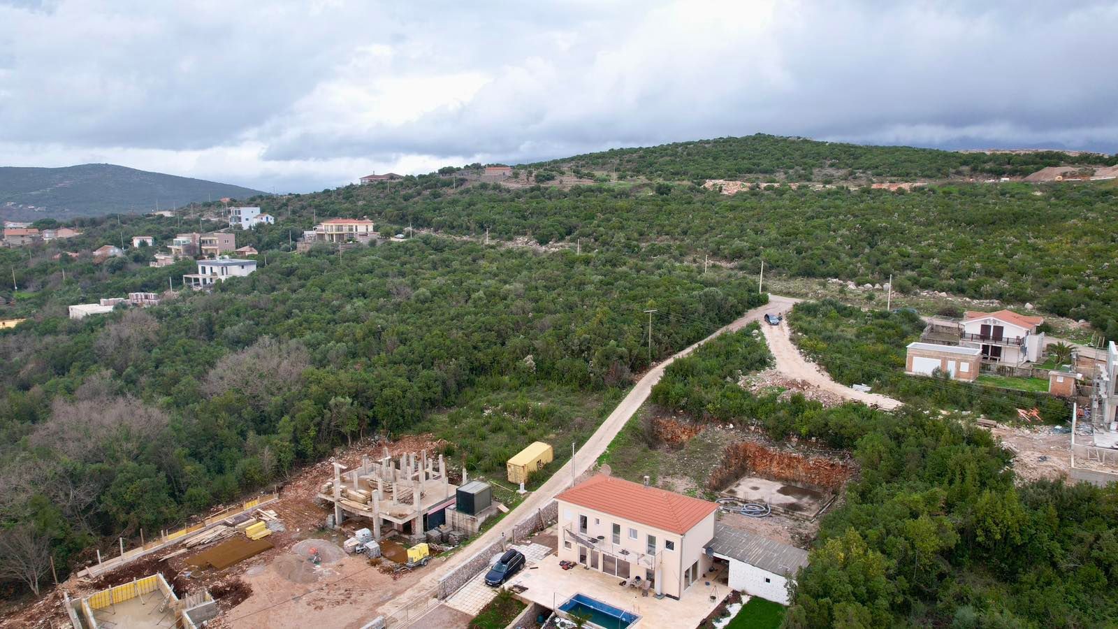 Urbanizovano zemljište 487m² sa pogledom na more – Krimovica, Kotor - Amfora Real Estate