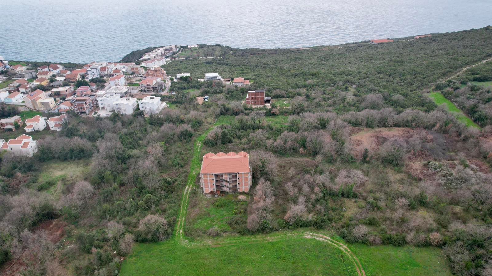 Urbanizovano zemljište 487m² sa pogledom na more – Krimovica, Kotor - Amfora Real Estate