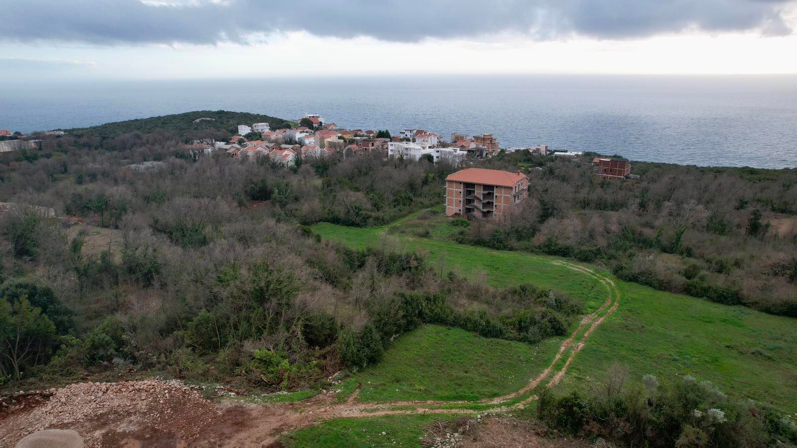 Urbanizovano zemljište 487m² sa pogledom na more – Krimovica, Kotor - Amfora Real Estate