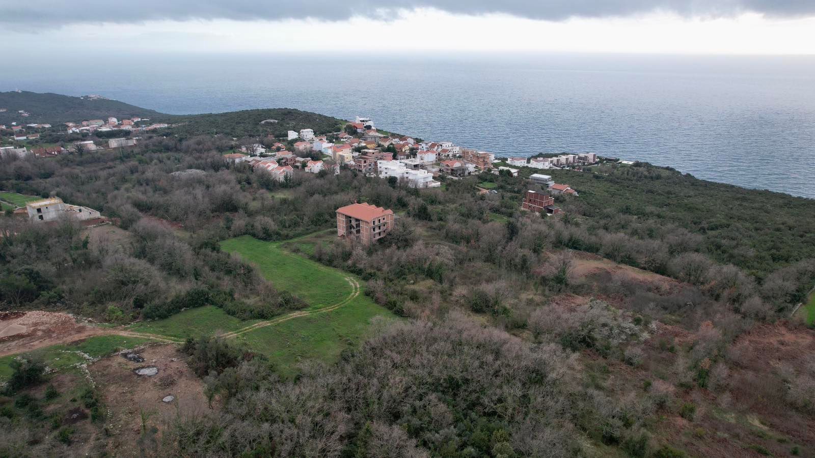 Urbanizovano zemljište 487m² sa pogledom na more – Krimovica, Kotor - Amfora Real Estate