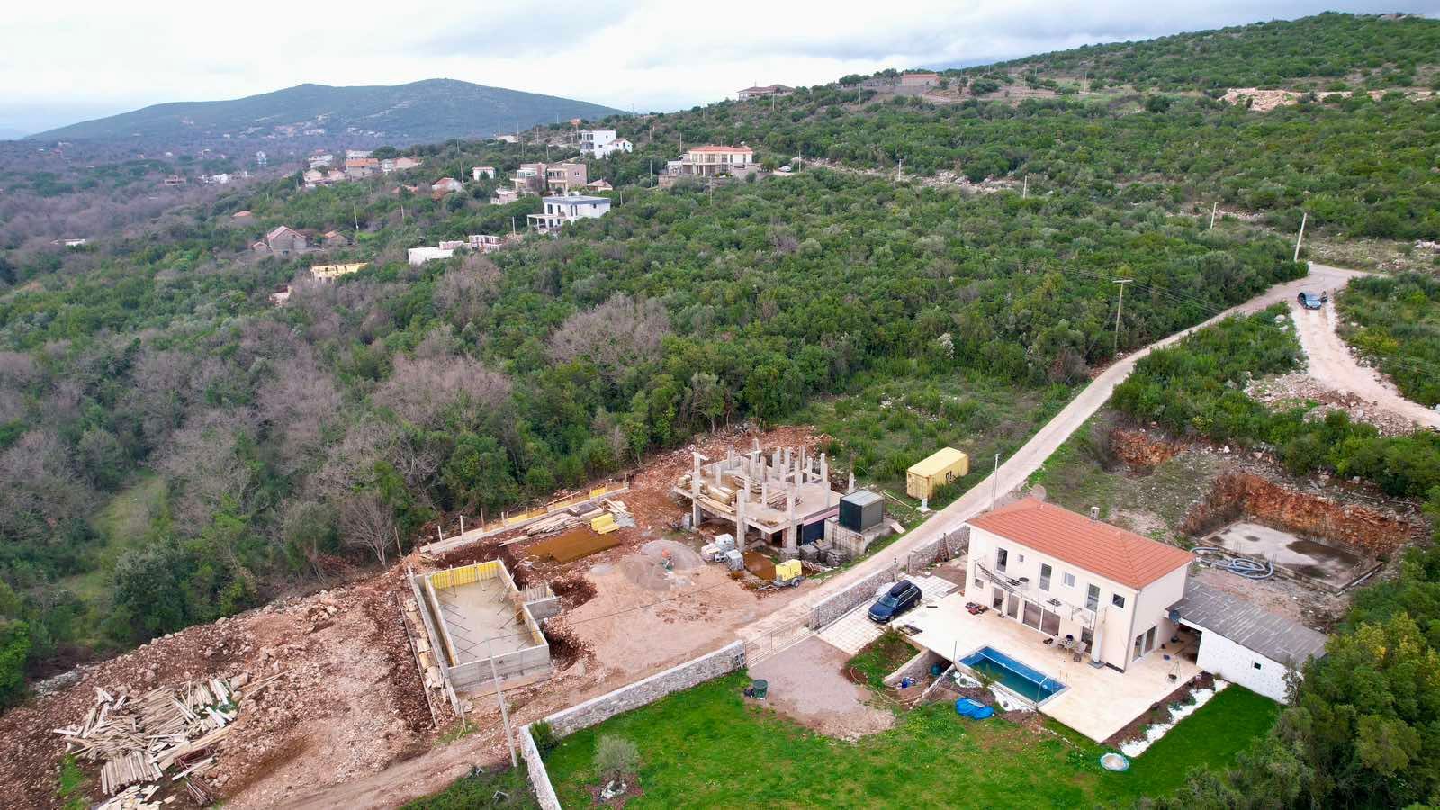 Urbanizovano zemljište 487m² sa pogledom na more – Krimovica, Kotor - Amfora Real Estate