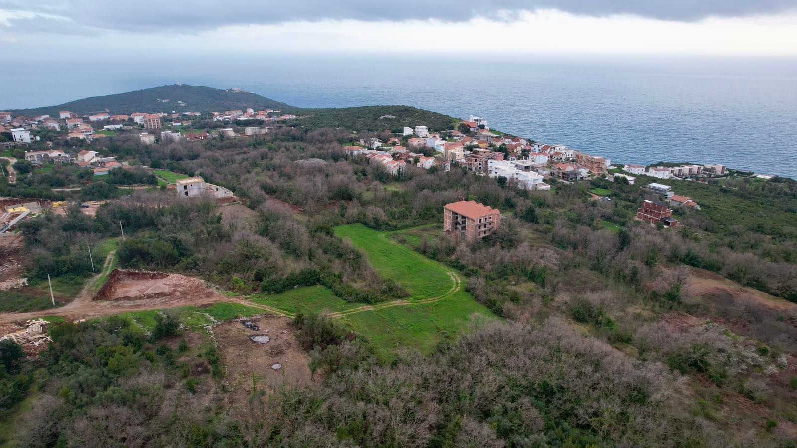 Urbanizovano zemljište 487m² sa pogledom na more – Krimovica, Kotor - Amfora Real Estate