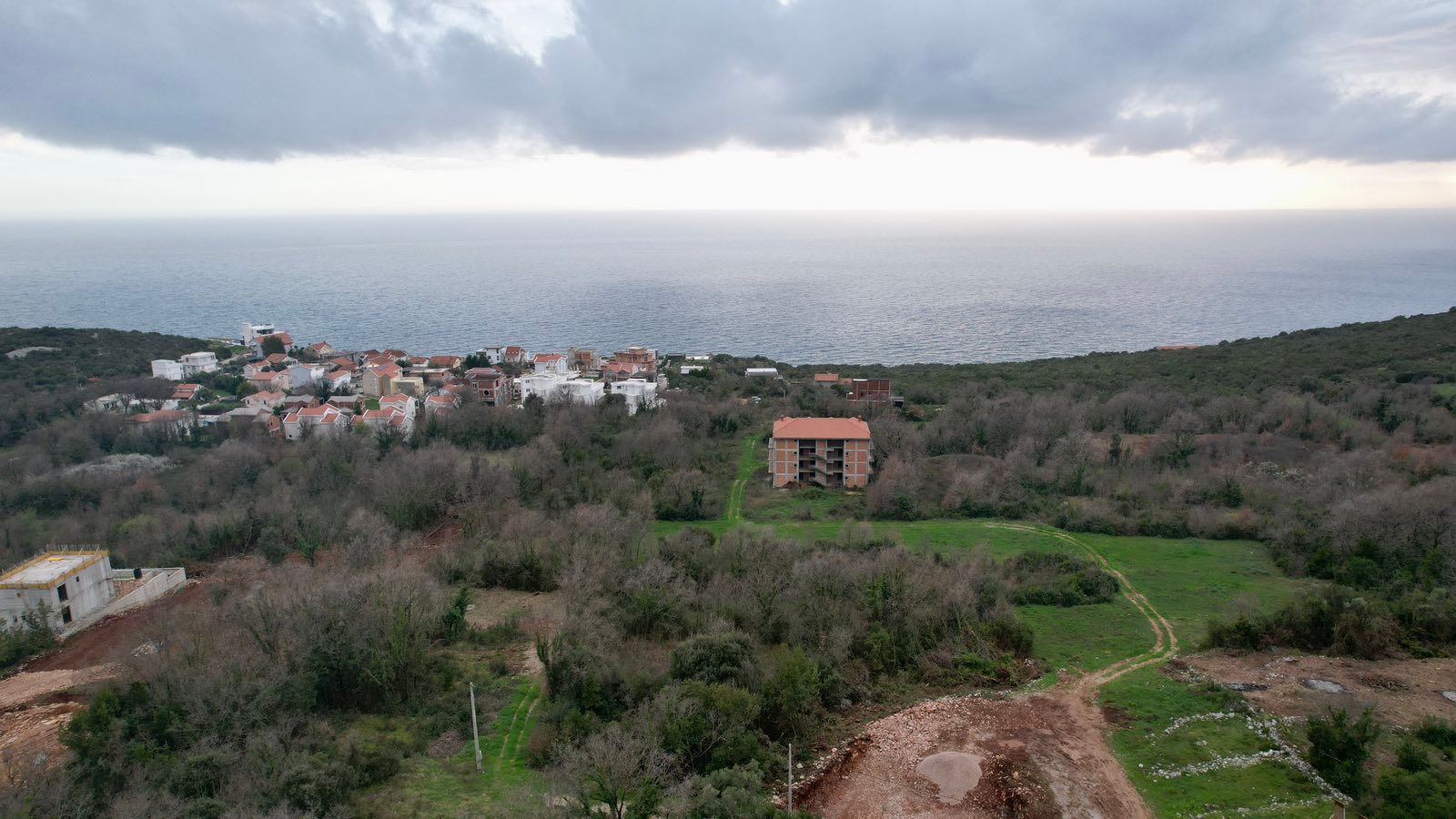 Urbanizovano zemljište 487m² sa pogledom na more – Krimovica, Kotor - Amfora Real Estate