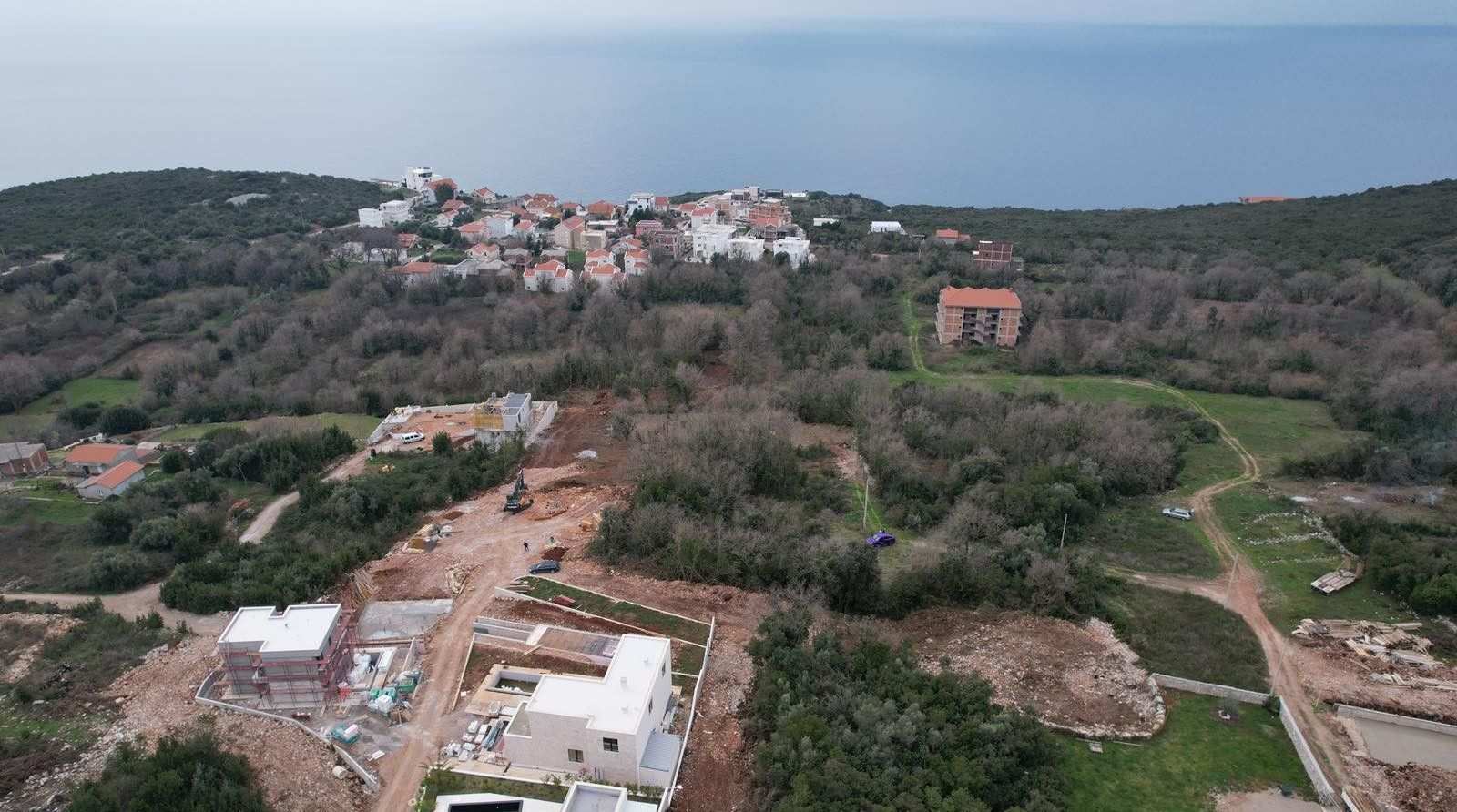 Urbanizovano zemljište 487m² sa pogledom na more – Krimovica, Kotor - Amfora Real Estate