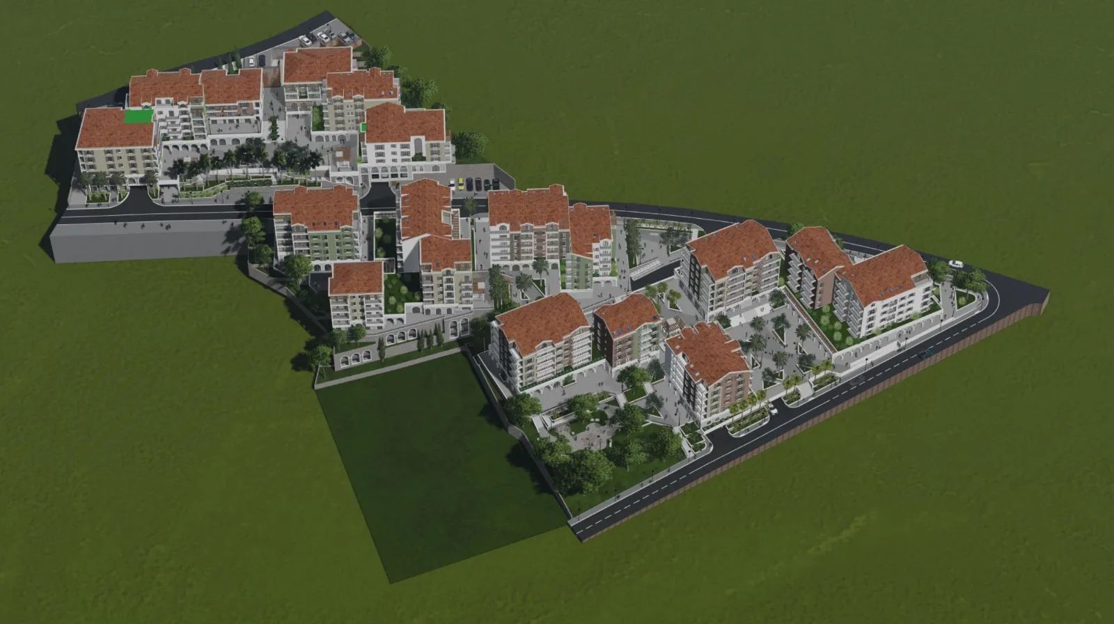 Nov dvosoban stan 68m² sa terasom 45m² u luksuznom kompleksu – Tivat, Donja Lastva - Amfora Real Estate