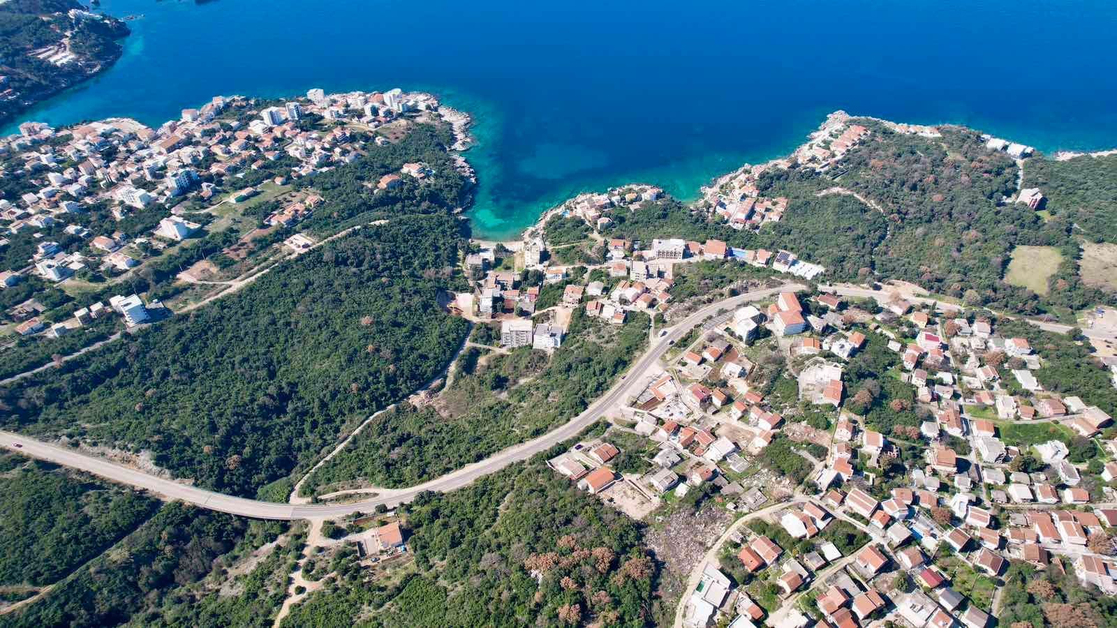 Urbanizovan plac 476m2 sa pogledom na more-Utjeha,Bar - Amfora Real Estate