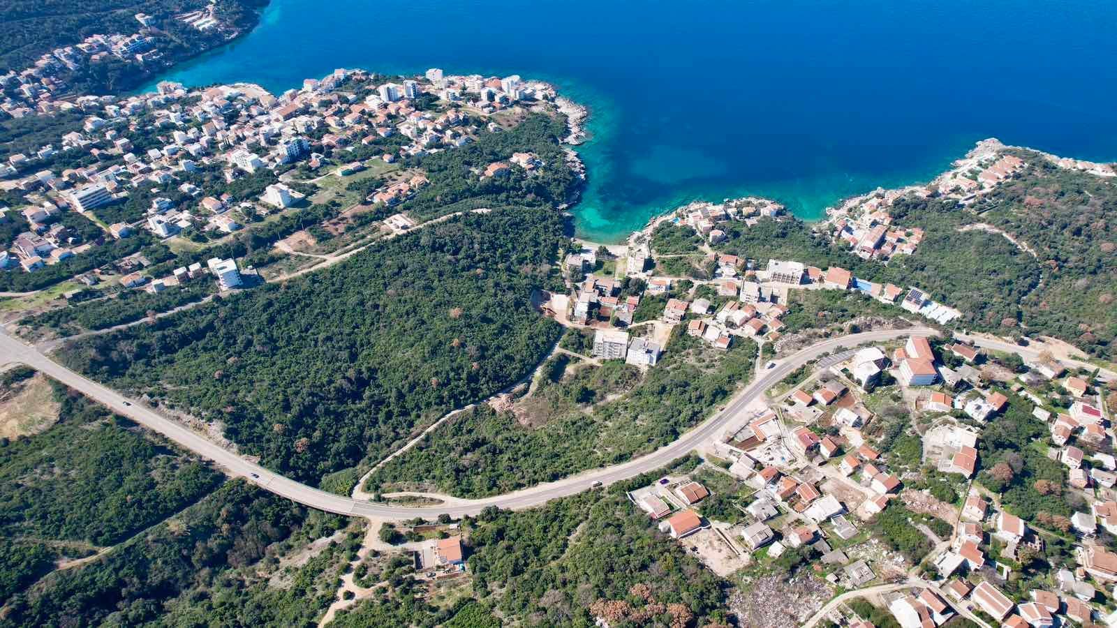 Urbanizovan plac 476m2 sa pogledom na more-Utjeha,Bar - Amfora Real Estate