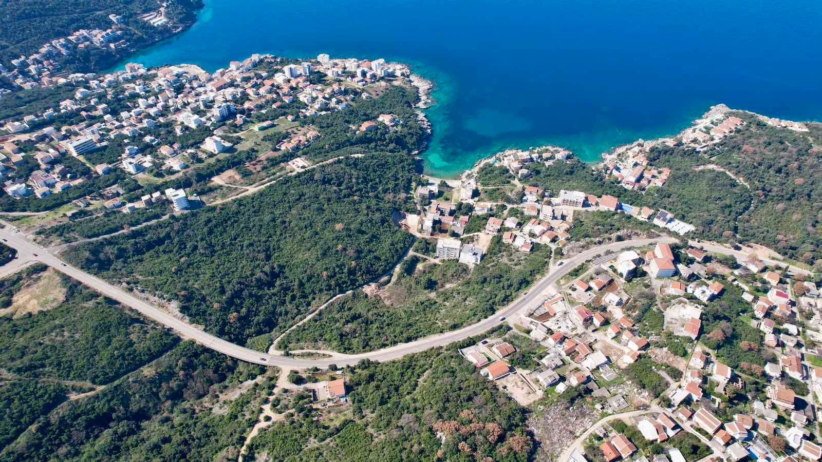 Urbanizovan plac 476m2 sa pogledom na more-Utjeha,Bar - Amfora Real Estate