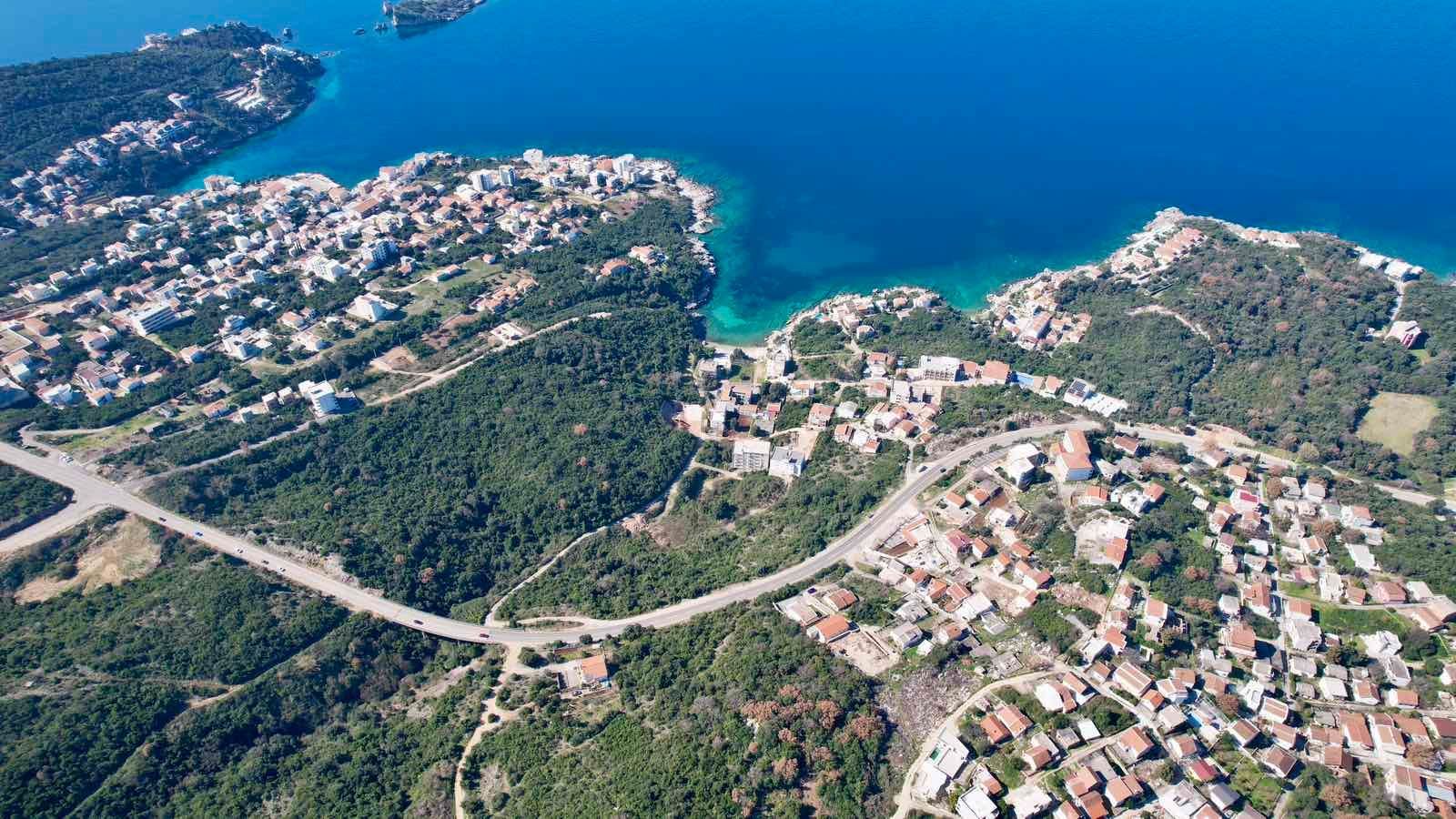 Urbanizovan plac 495m2 sa pogledom na more-Utjeha,Bar - Amfora Real Estate