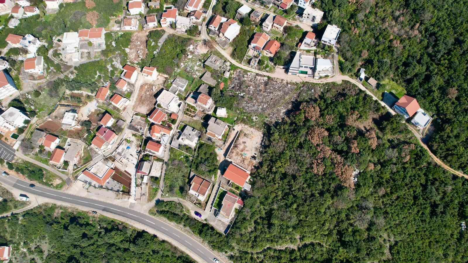 Urbanizovan plac 495m2 sa pogledom na more-Utjeha,Bar - Amfora Real Estate