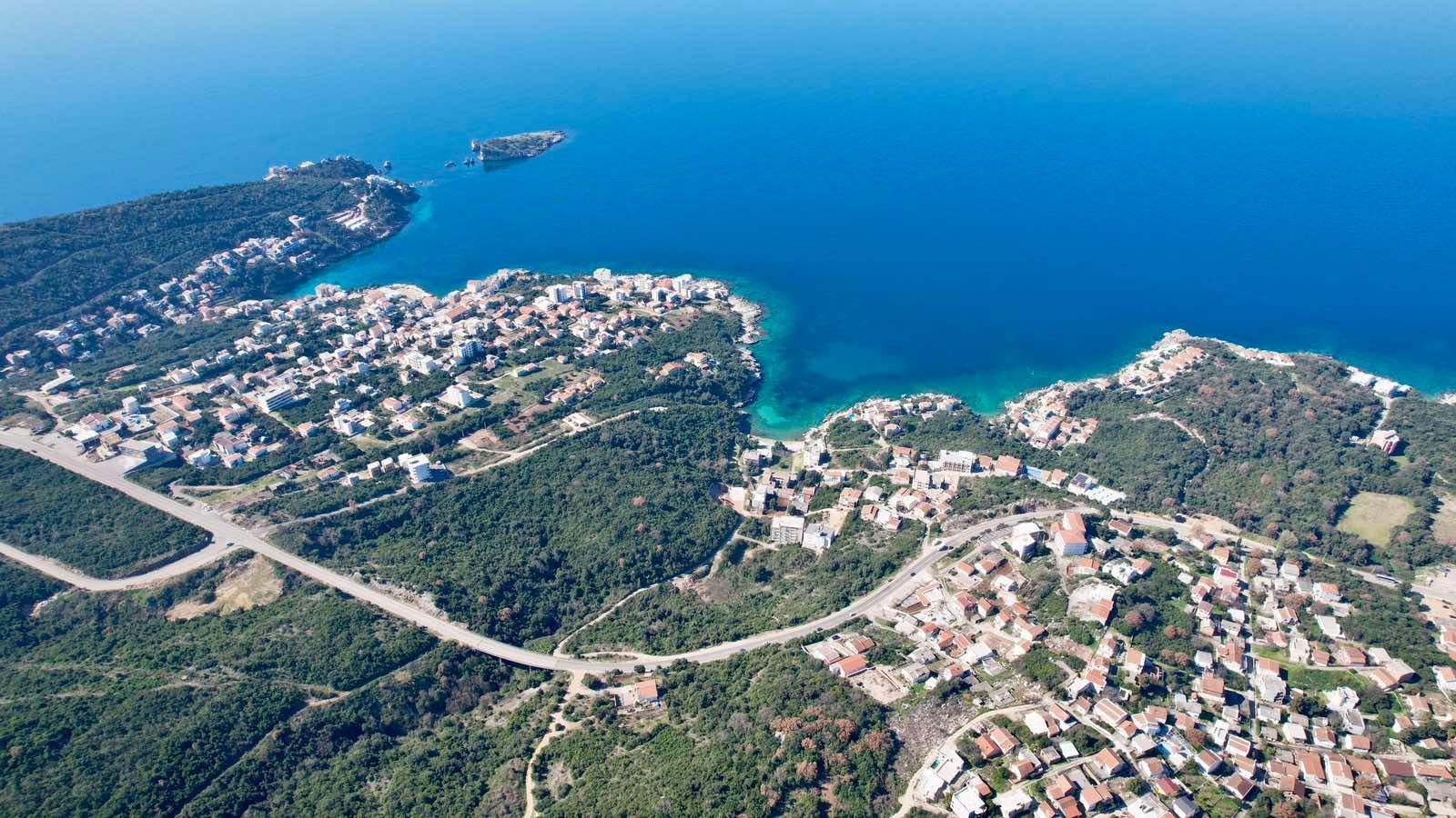 Urbanizovan plac 420m2 sa pogledom na more-Utjeha,Bar - Amfora Real Estate