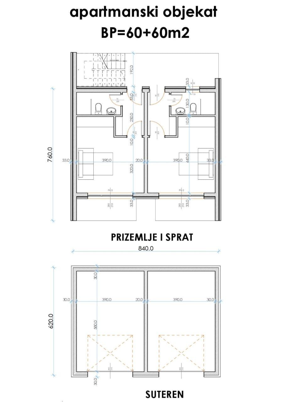 Ekskluzivna prilika! Građevinsko zemljište od 504m² u Žabljaku – Motički Gaj, sa projektom za stambeni i turistički objekat! - Amfora Real Estate