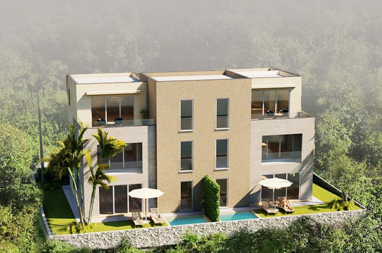 amforaproperty.com/Dvosoban stan (55.45m²) sa pogledom na more i parkingom u novom kompleksu, Stoliv, 100 m od mora