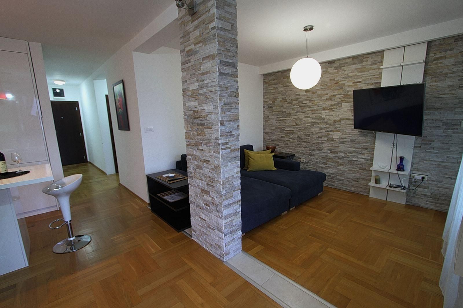 amforaproperty.com/Dvosoban stan 70m² sa pogledom na more-Gospoština, Budva (na duzi period)