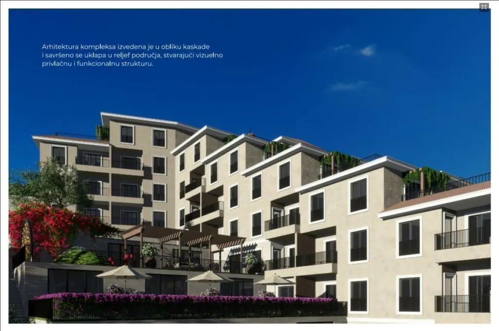 amforaproperty.com/Jednosoban stan 40m² sa garaznim mestom u novom stambenom kompleksu Minder Resort, Bečići