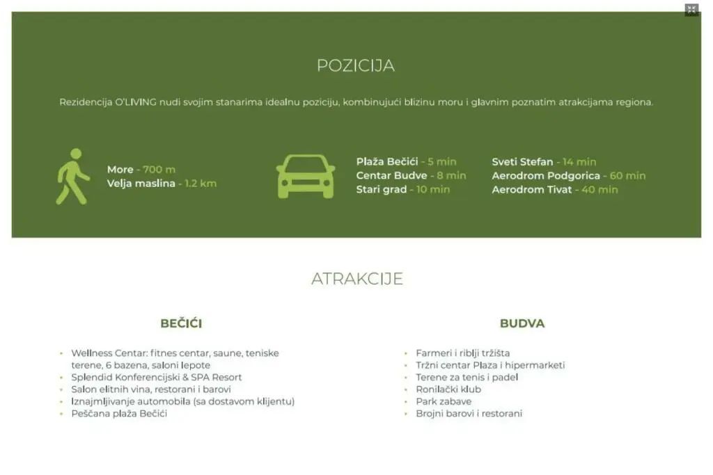 amforaproperty.com/Jednosoban stan 40m² sa garaznim mestom u novom stambenom kompleksu Minder Resort, Bečići