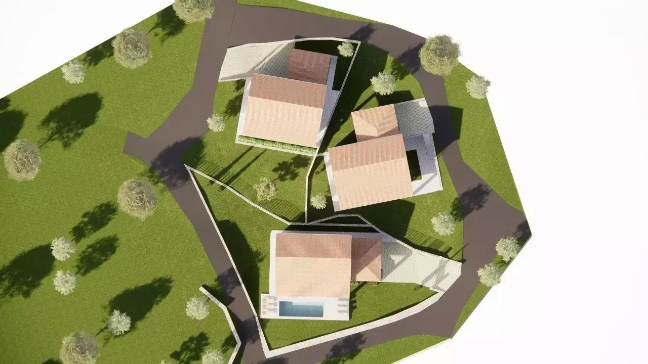 Građevinska parcela 492 m² sa UTU, delimičnim pogledom na more– Mrkovi, Luštica, Herceg Novi - Amfora Real Estate