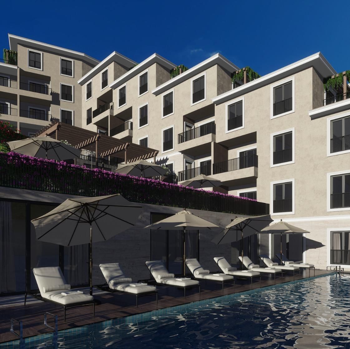 amforaproperty.com/Jednosoban stan 45.71 m² u luksuznom kompleksu Minder Resort, Bečići – Bez 3% poreza, mogućnost odloženog plaćanja, završetak maj 2026