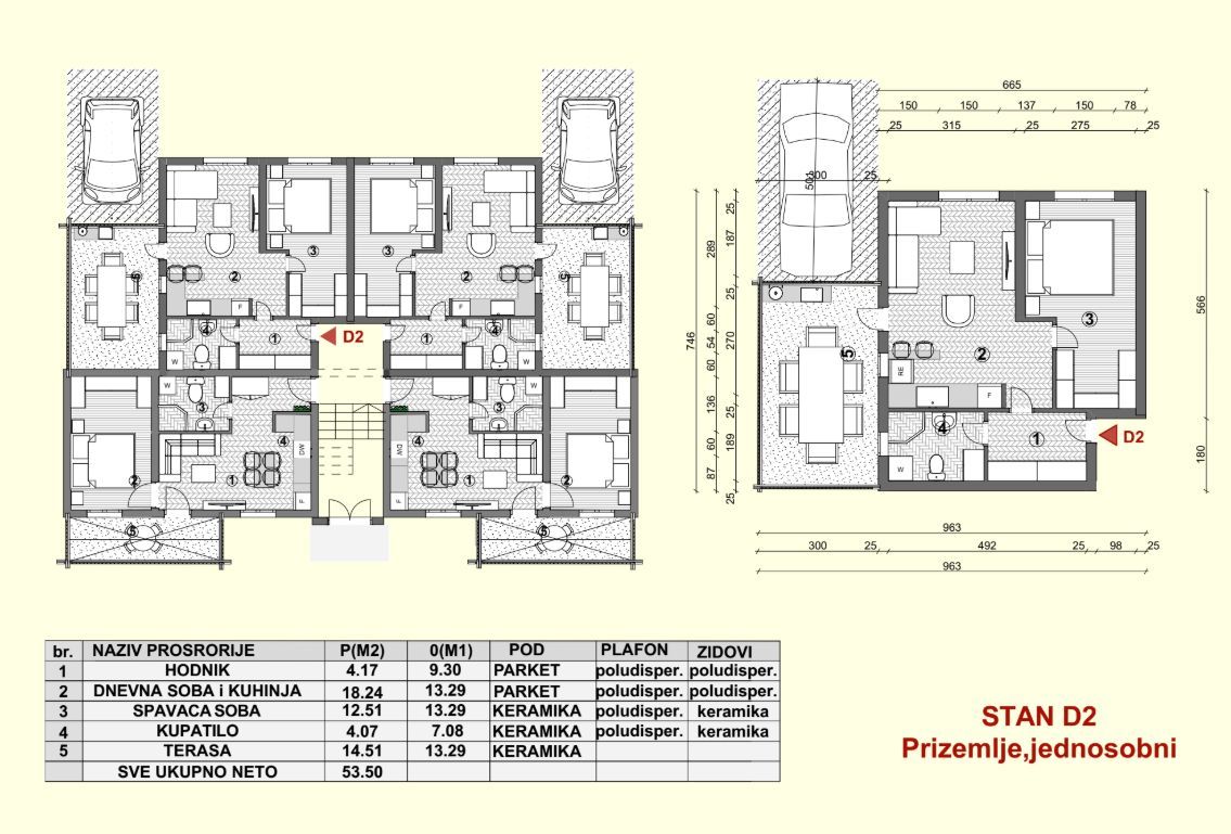 amforaproperty.com/Jednosoban stan 53.50m2 u Novom Stambenom Kompleksu u Izgradnji - Lastva Grbaljska, Budva
