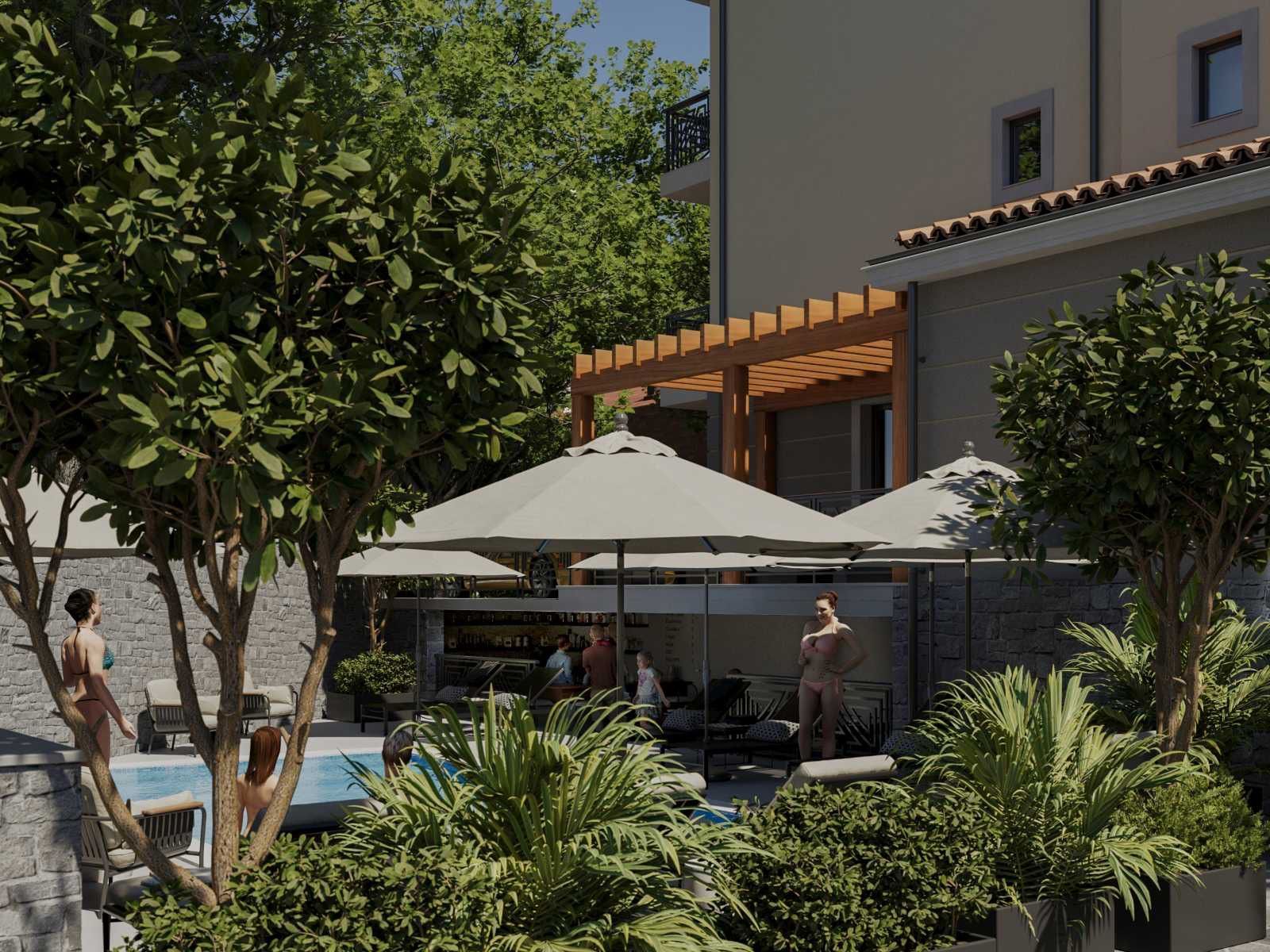 amforaproperty.com/Dvosoban stan 49.64m2 u Novom Stambenom Kompleksu u Izgradnji - Lastva Grbaljska, Budva