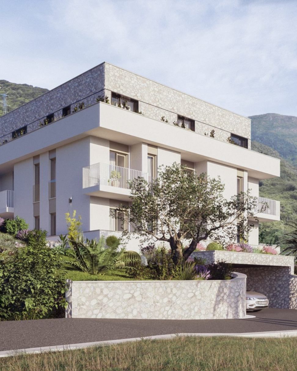 amforaproperty.com/Studio apartman 28 m² u kompleksu u izgradnji– Donja Lastva, Tivat