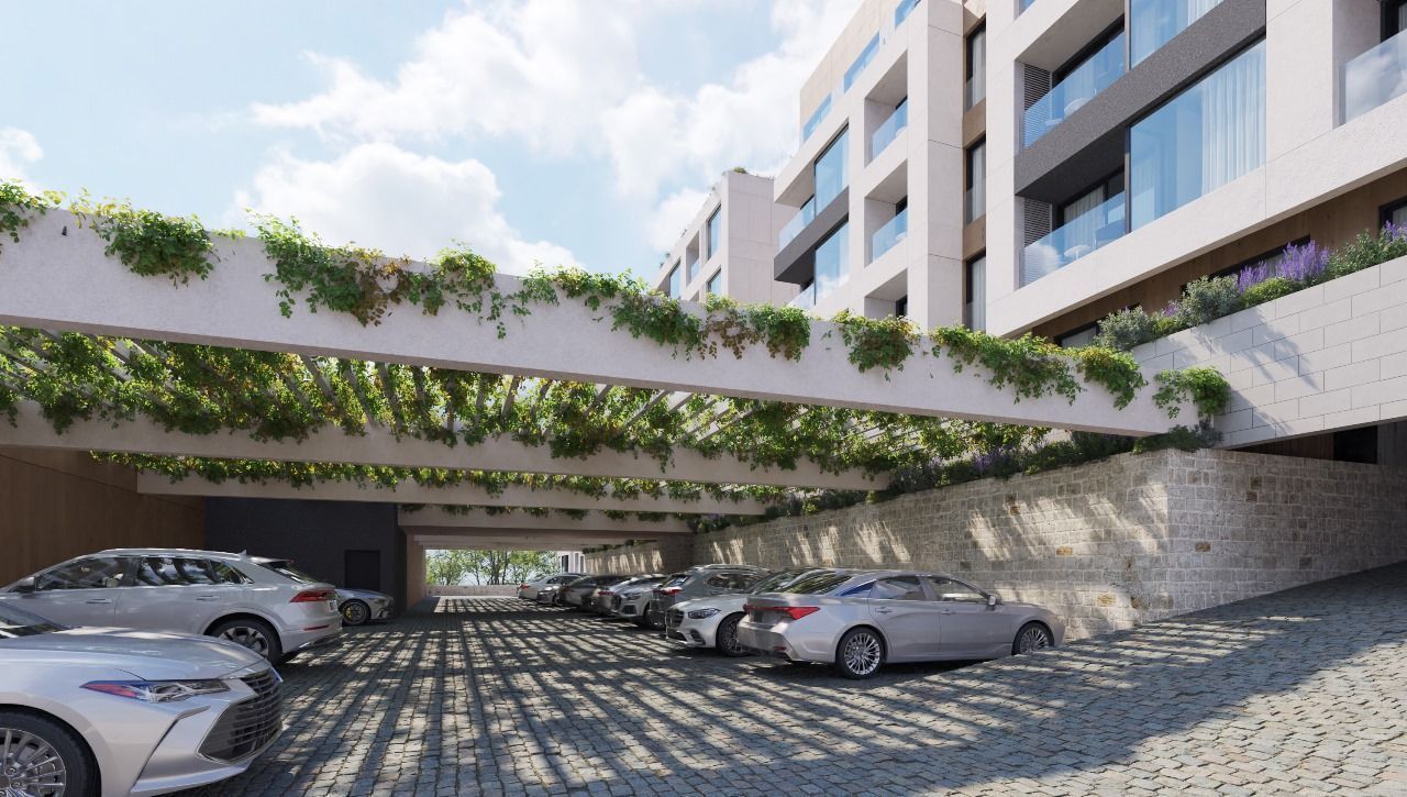 Jednosoban stan (40,81 m²) u novom kompleksu sa bazenom – Tivat, Mrčevac - Amfora Real Estate