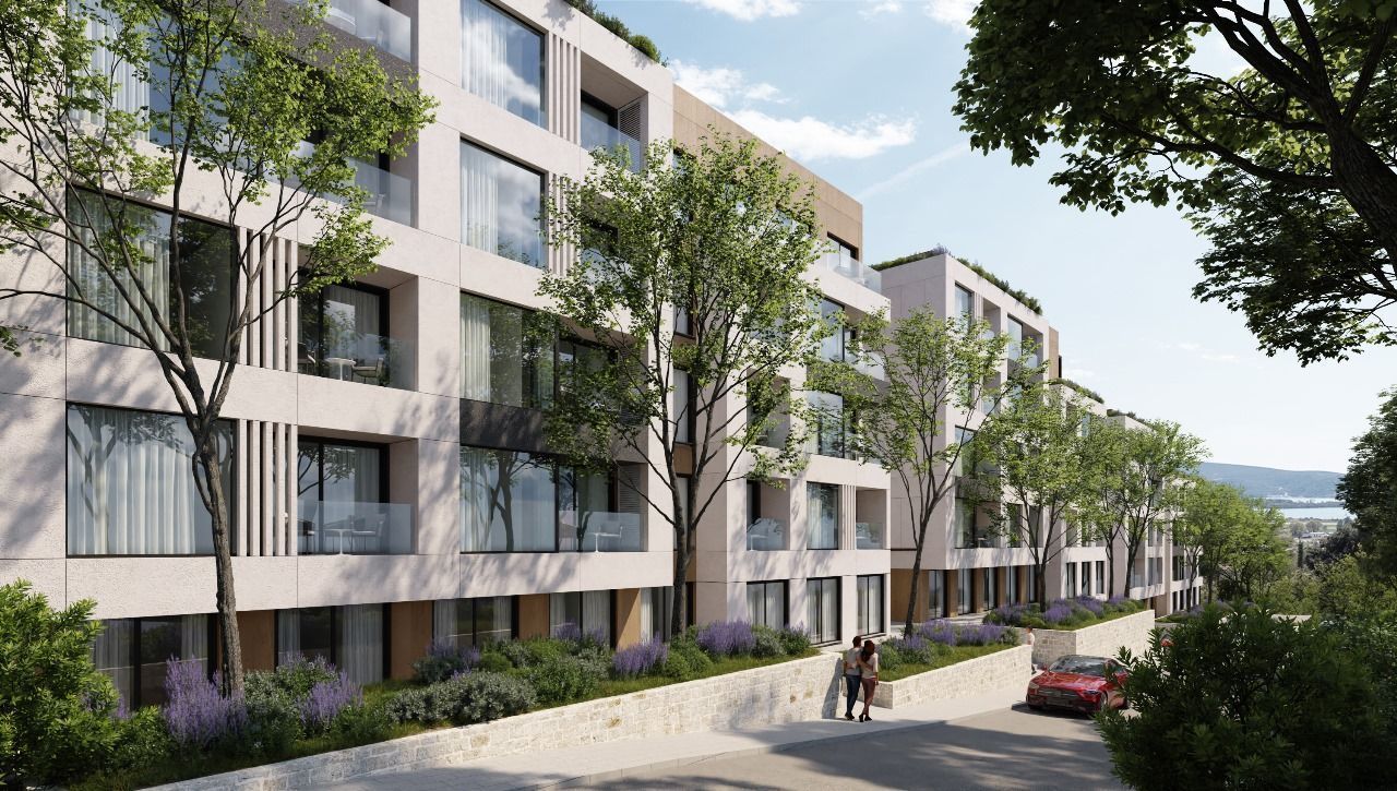 Jednosoban stan (40,81 m²) u novom kompleksu sa bazenom – Tivat, Mrčevac - Amfora Real Estate